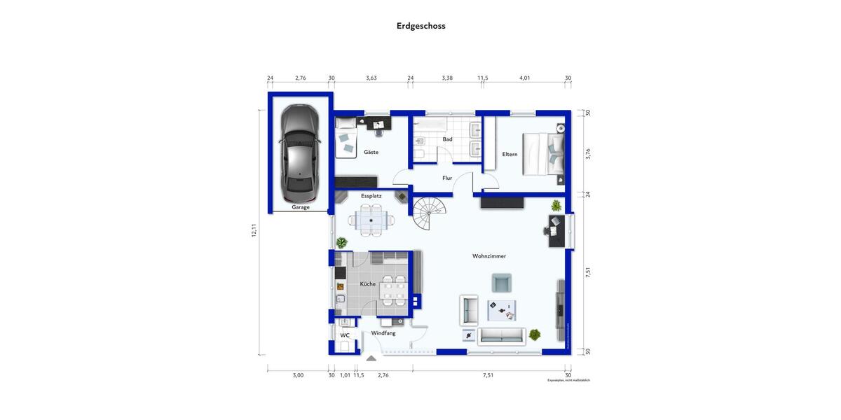 Einfamilienhaus Alfter - 8 Zimmer, 220 m&sup2;, 2.500&euro; | Angebot:26084659