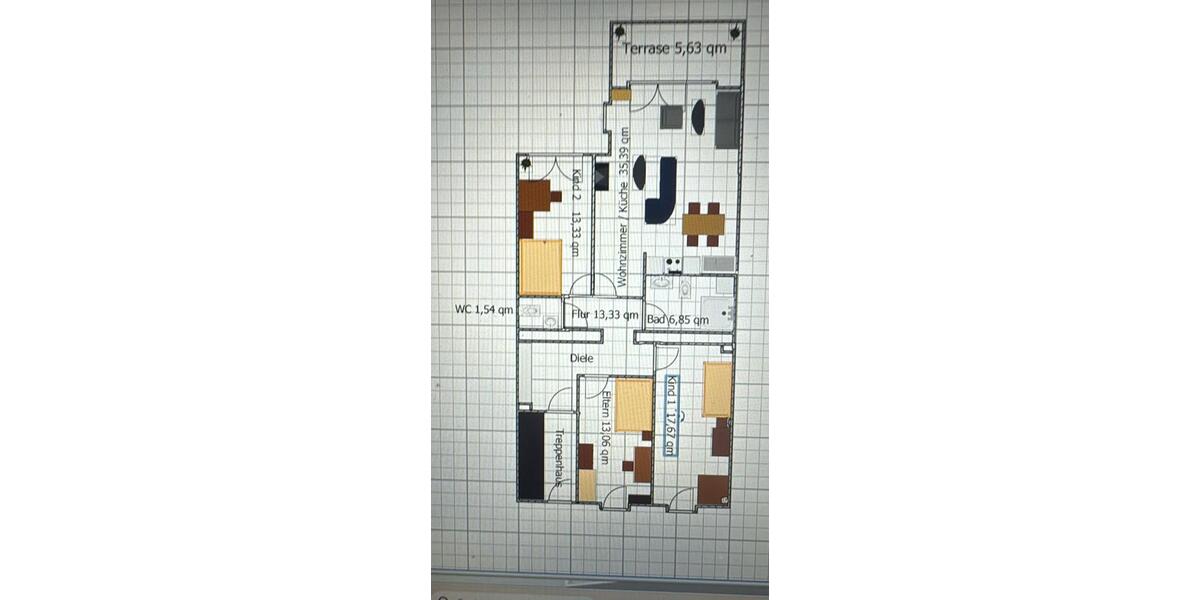 Etagenwohnung Köln Mülheim - 4 Zimmer, 107 m&sup2;, 2.030&euro; | Angebot:26326992