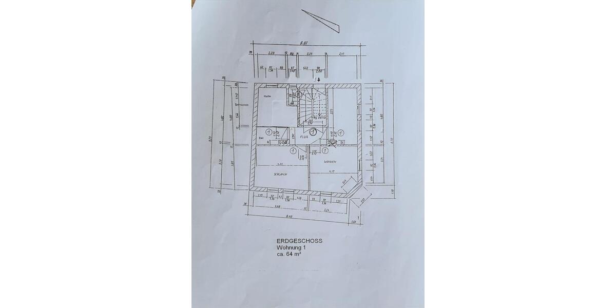 Erdgeschoßwohnung Jena Kernberge - 3 Zimmer, 64 m&sup2;, 700&euro; | Angebot:25658464