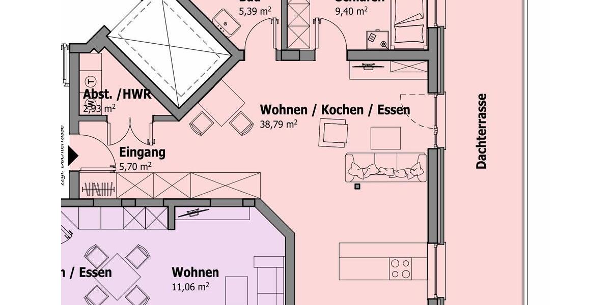 Etagenwohnung Hoya - 2 Zimmer, 62 m&sup2;, 750&euro; | Angebot:26115088