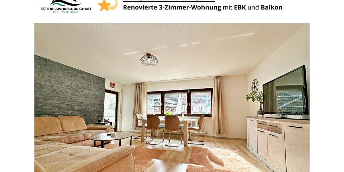 Etagenwohnung Neuenbürg - 3 Zimmer, 100 m&sup2;, 1.100&euro; | Angebot:24441201