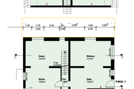 Wohnung Halle - 3 Zimmer, 144 m&sup2;, 1.449&euro; | Angebot:24778068