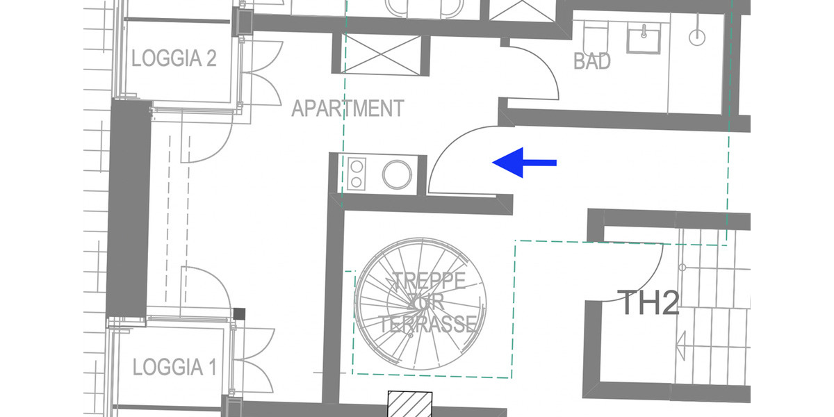 Dachgeschoßwohnung Berlin Friedrichshain-Kreuzberg - 1 Zimmer, 25 m&sup2;, 790&euro; | Angebot:26018626