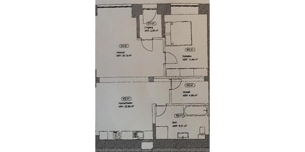 Erdgeschoßwohnung Sangerhausen - 2 Zimmer, 64 m&sup2;, 400&euro; | Angebot:26635235