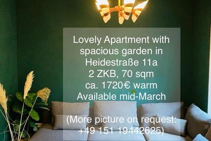 Wohnung Berlin Mitte - 2 Zimmer, 70 m&sup2;, 1.720&euro; | Angebot:25057321