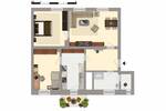 Etagenwohnung Merseburg Neumarkt (Vorstadt) - 3 Zimmer, 66 m&sup2;, 419&euro; | Angebot:26786959