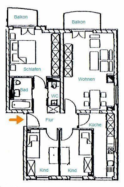 Etagenwohnung Frankenberg (Sachsen) - 4 Zimmer, 86 m&sup2;, 567&euro; | Angebot:26560820