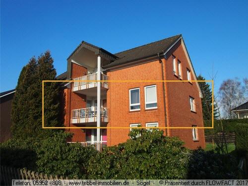 Etagenwohnung Werlte - 4 Zimmer, 103 m&sup2;, 670&euro; | Angebot:24996730