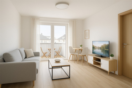 Sonnige TraumWohnung zum Erstbezug nach Kernsanierung im obersten Geschoss mit Balkon und Ausblick!