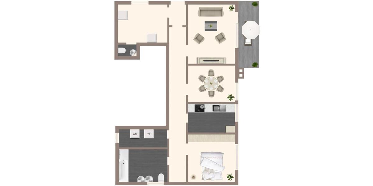 Erdgeschoßwohnung Dillenburg - 4 Zimmer, 121 m&sup2;, 1.000&euro; | Angebot:26582680