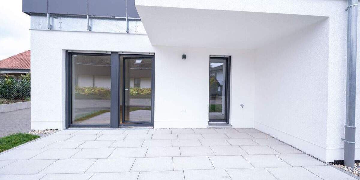 Erstklassige Neubau-Erdgeschosswohnung in ruhiger Wohnlage von Welzheim - hell, modern und stilvoll 3 zimmer