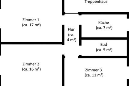 Wohnung Gommern - 3 Zimmer, 60 m&sup2;, 300&euro; | Angebot:25920333
