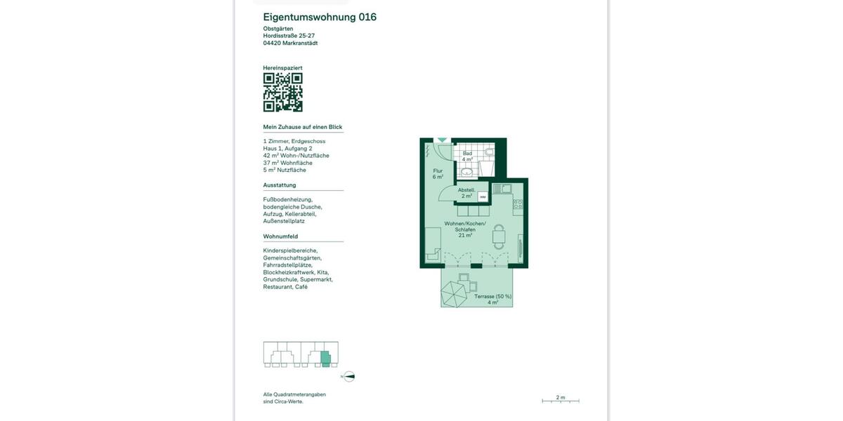 37 m² Wohnung zu vermieten – ab 1. November 2025 verfügbar 1 zimmer