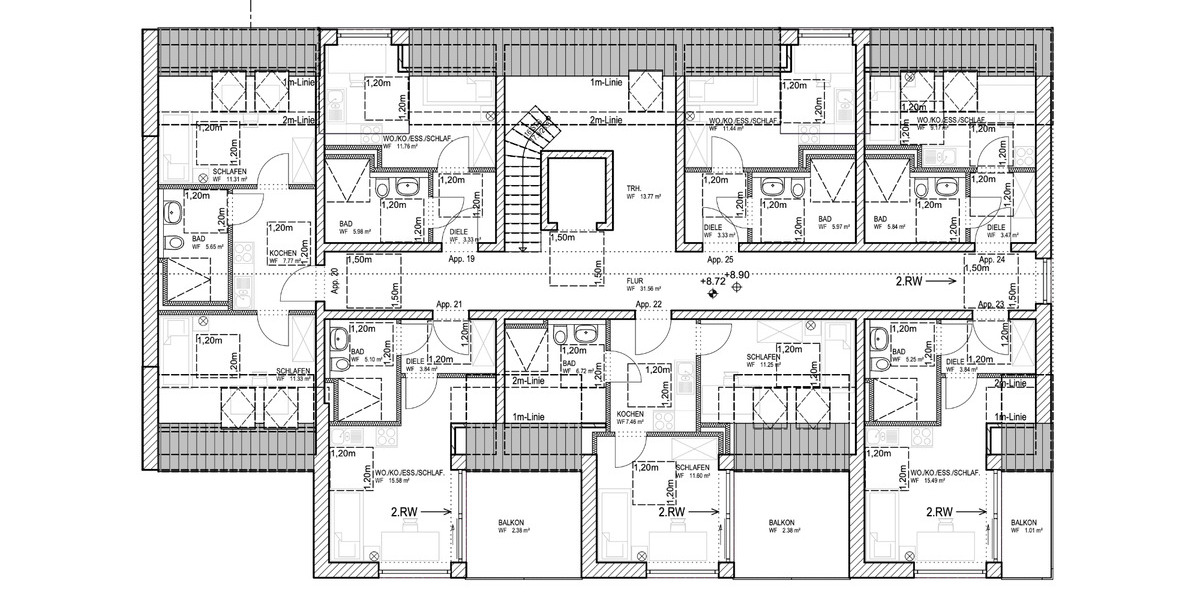 Erdgeschoßwohnung Eching - 1 Zimmer, 27 m&sup2;, 790&euro; | Angebot:23460995