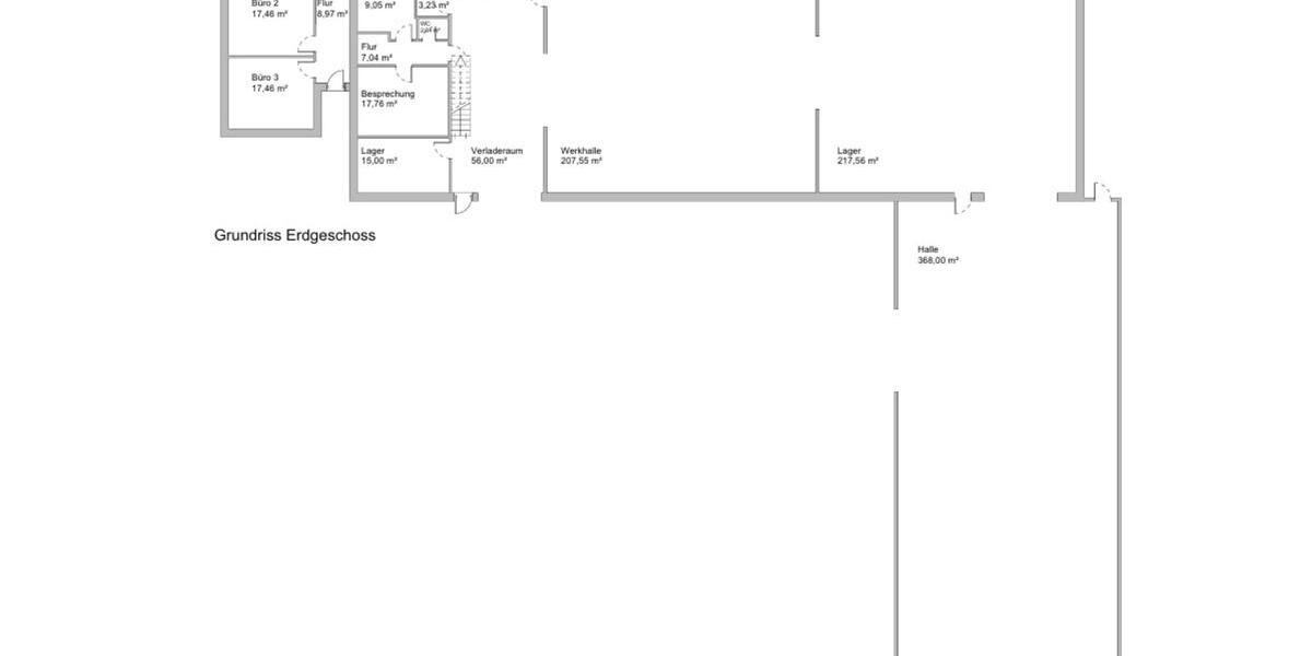 Halle Lagerhalle Werkstatt Büros zu Vermieten zimmer