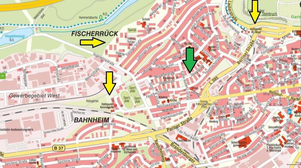 Erdgeschoßwohnung Kaiserslautern Engelshof - 3 Zimmer, 55 m&sup2;, 474&euro; | Angebot:26289473