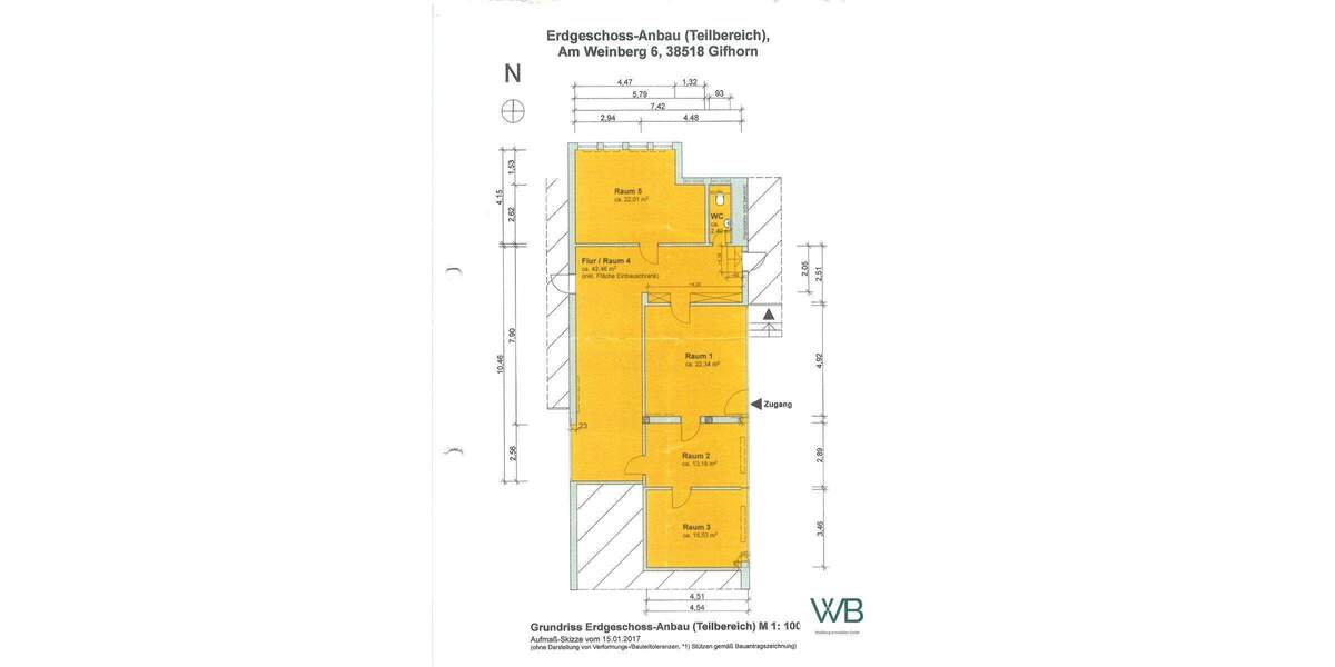 Einfamilienhaus Gifhorn - 6 Zimmer, 1.100&euro; | Angebot:25154006