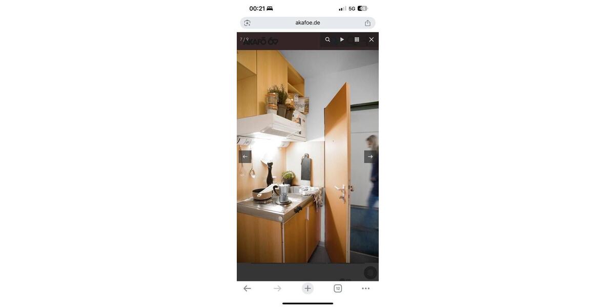 Wohnen auf Zeit Bochum Querenburg - 1 Zimmer, 20 m&sup2;, 420&euro; | Angebot:26595968