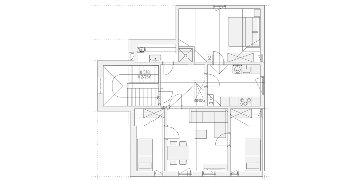 Dachgeschoßwohnung Neustadt bei Coburg - 2 Zimmer, 63 m&sup2;, 626&euro; | Angebot:25968163