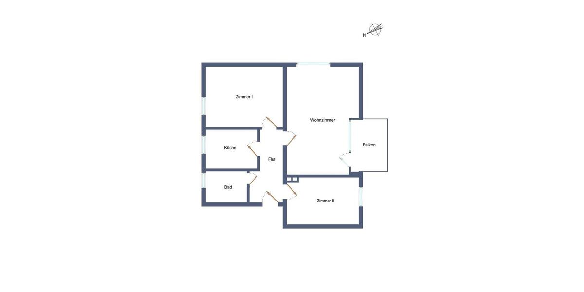 Hochparterre Kropp - 3 Zimmer, 67 m&sup2;, 699&euro; | Angebot:26593723