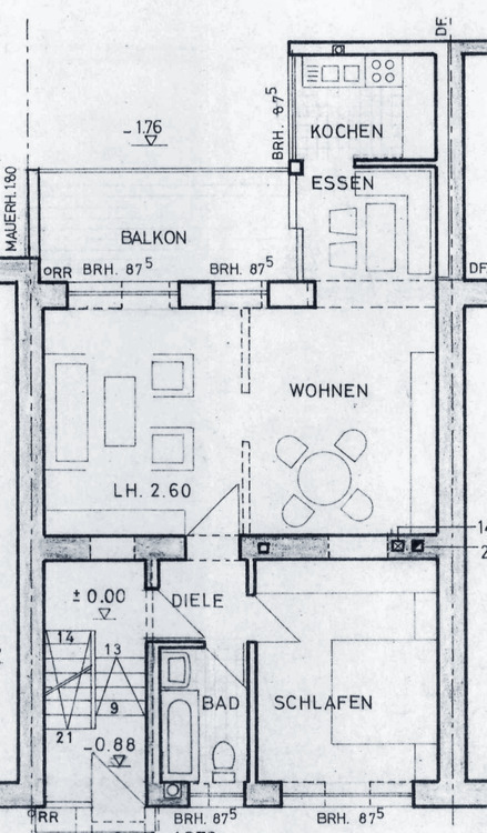 Helle 2-Zimmer-EG-Wohnung– Komplett saniert mit Balkon & PV