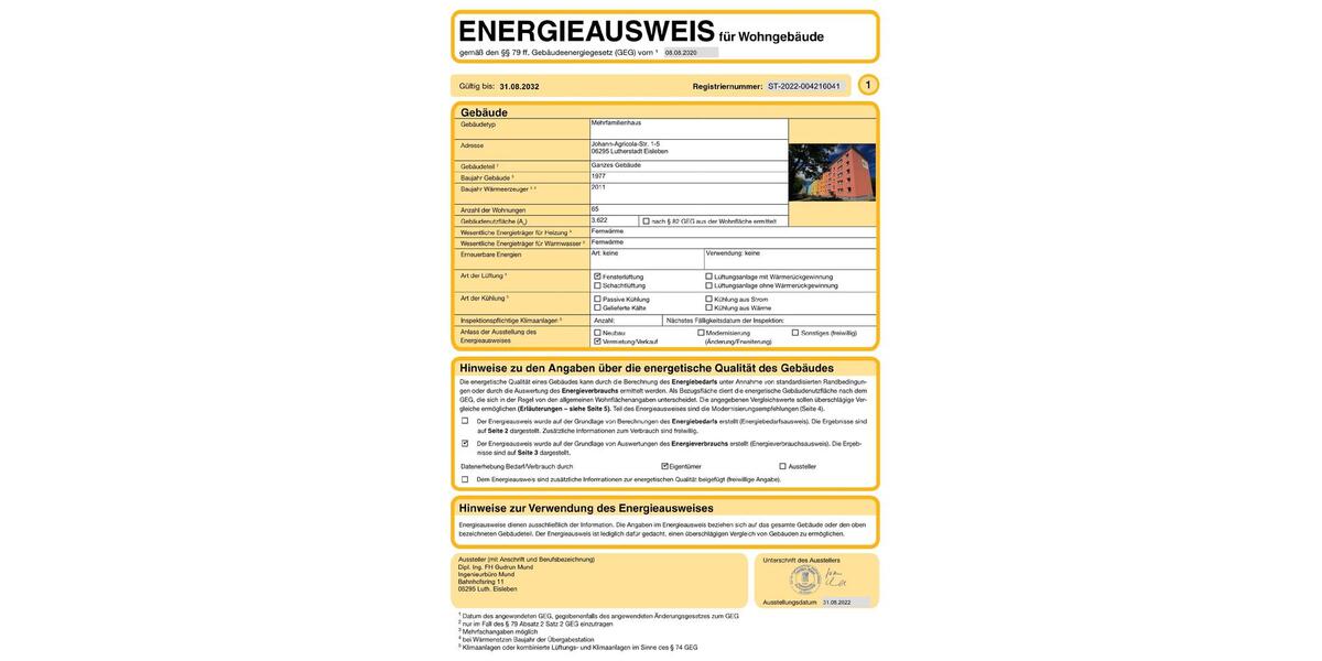 Etagenwohnung Eisleben (Lutherstadt) - 2 Zimmer, 42 m&sup2;, 260&euro; | Angebot:24750953
