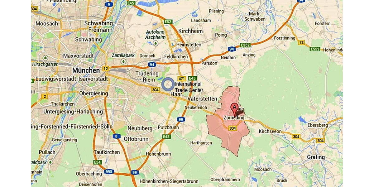 Etagenwohnung Zorneding - 2 Zimmer, 90 m&sup2;, 1.450&euro; | Angebot:26190428