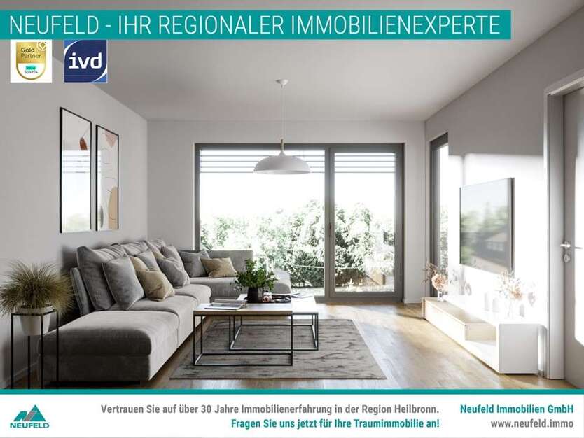 Wohnung zum Mieten in Oedheim 1.424 € 105.81 m²