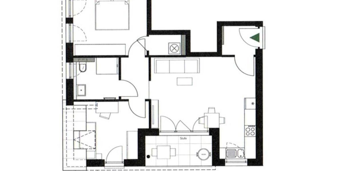 Schöne, helle 3-Zimmerwohnung mit EBK und tollem Balkon-Erstbezug zimmer