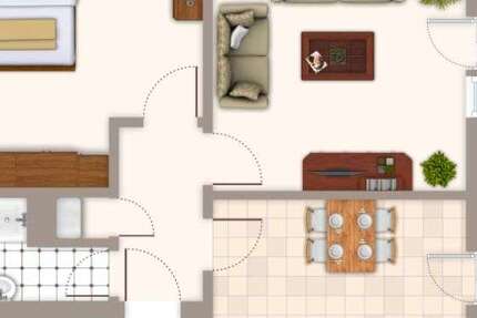 Wohnung Mönchengladbach Süd - 2 Zimmer, 52 m&sup2;, 509&euro; | Angebot:26750146