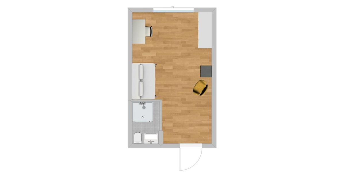Wohnen auf Zeit Mainz Mombach - 1 Zimmer, 24 m&sup2;, 600&euro; | Angebot:25908591