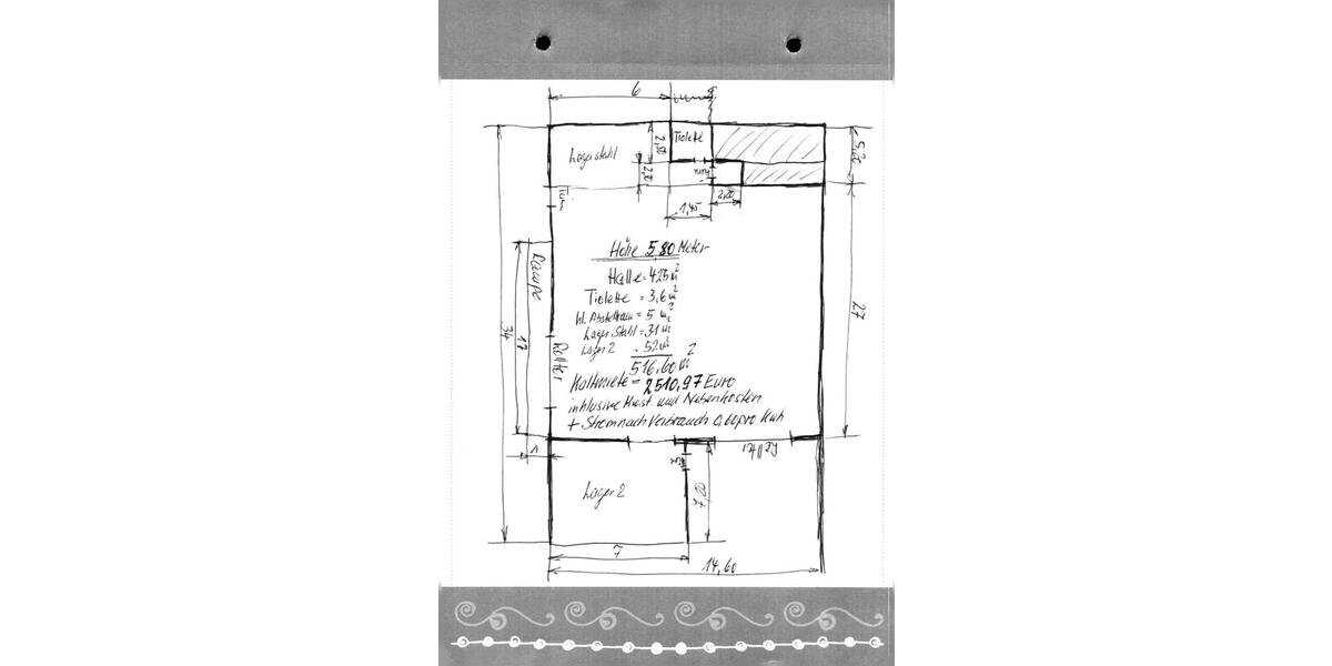 Halle zu vermieten zimmer