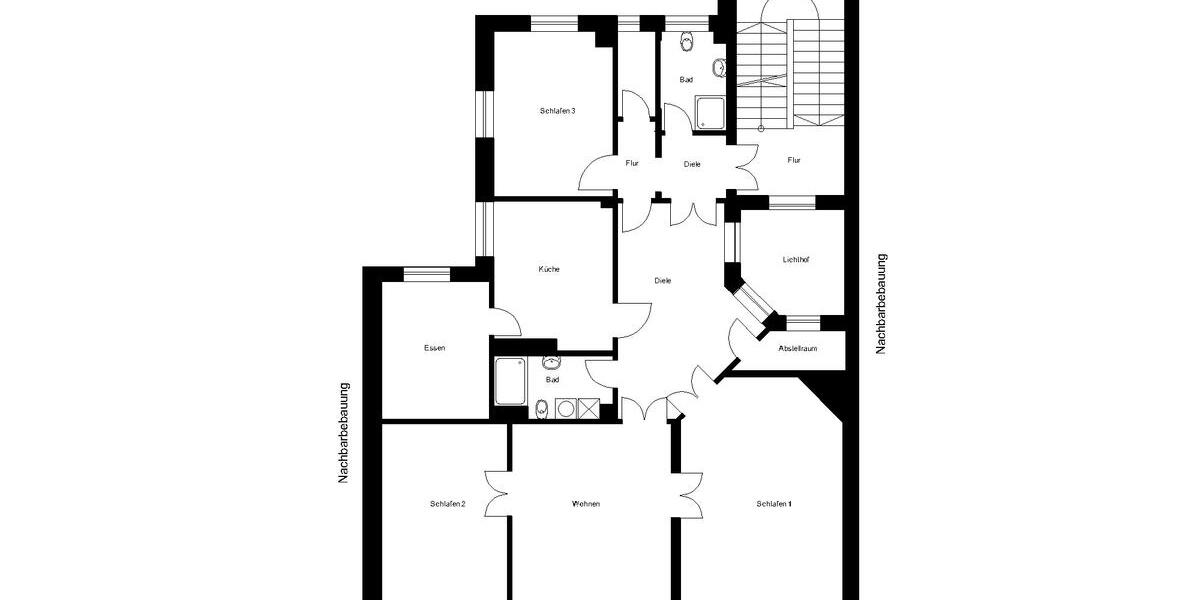 Etagenwohnung Reichenbach im Vogtland - 5 Zimmer, 150 m&sup2;, 900&euro; | Angebot:26120392