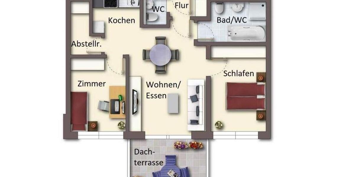 Etagenwohnung Papenburg - 3 Zimmer, 70 m&sup2;, 900&euro; | Angebot:23132382