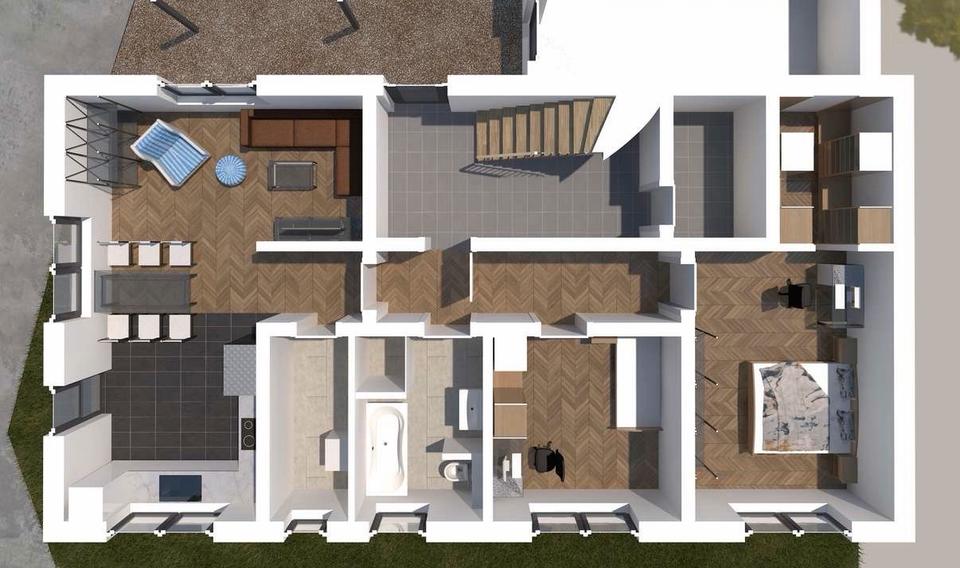 Erdgeschoßwohnung Uder - 3.5 Zimmer, 84 m&sup2;, 840&euro; | Angebot:25393076