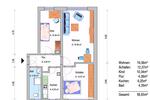 Erdgeschoßwohnung Gera Alt-Bieblach - 3 Zimmer, 57 m&sup2;, 285&euro; | Angebot:26264960