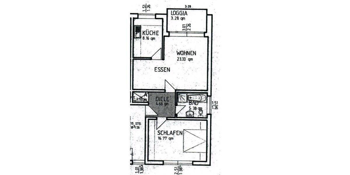 Helle 2-Zimmer-Wohnung mit Balkon in Hiesfeld | WBS erforderlich 2 zimmer