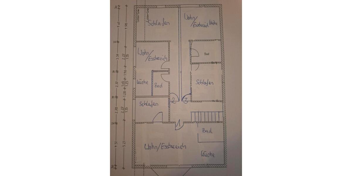 Dachgeschoßwohnung Uplengen - 1 Zimmer, 55 m&sup2;, 600&euro; | Angebot:24302981