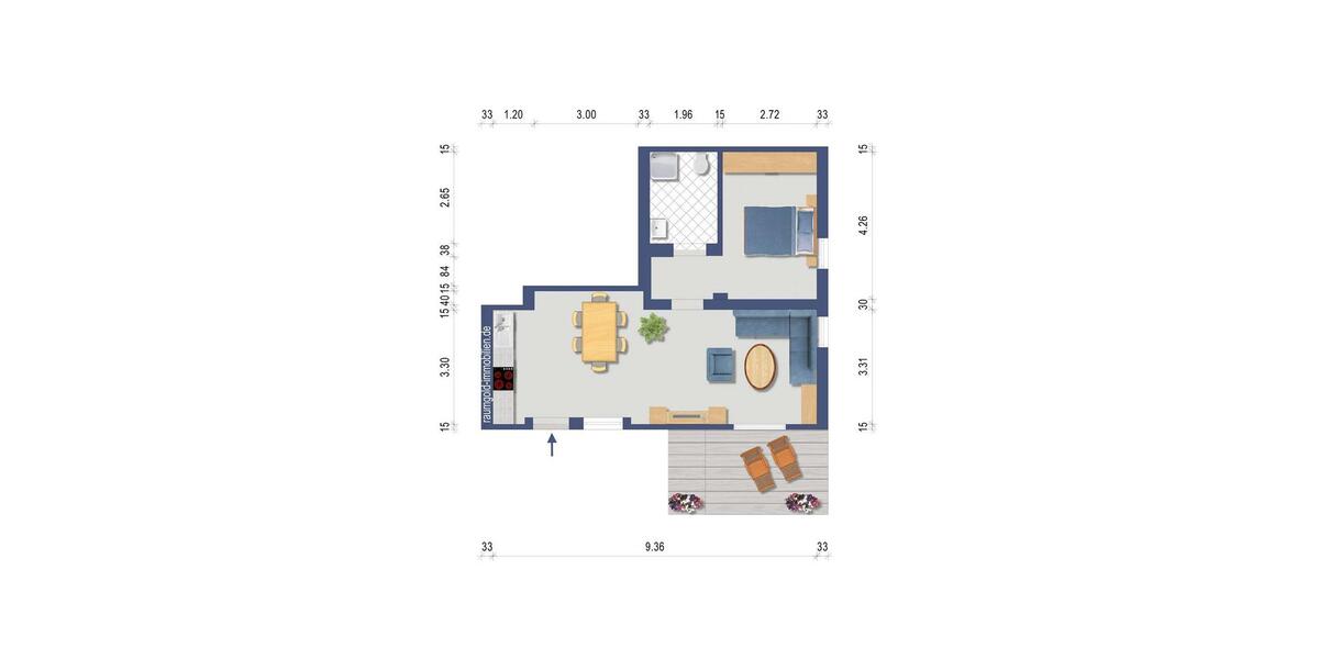 Etagenwohnung Rickenbach - 2 Zimmer, 67 m&sup2;, 650&euro; | Angebot:25272038