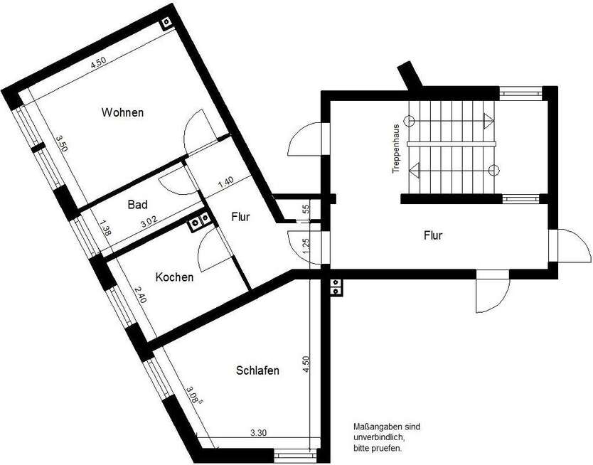 Wohnung zum Mieten in Nordhausen 328 € 48.96 m² 2 zimmer