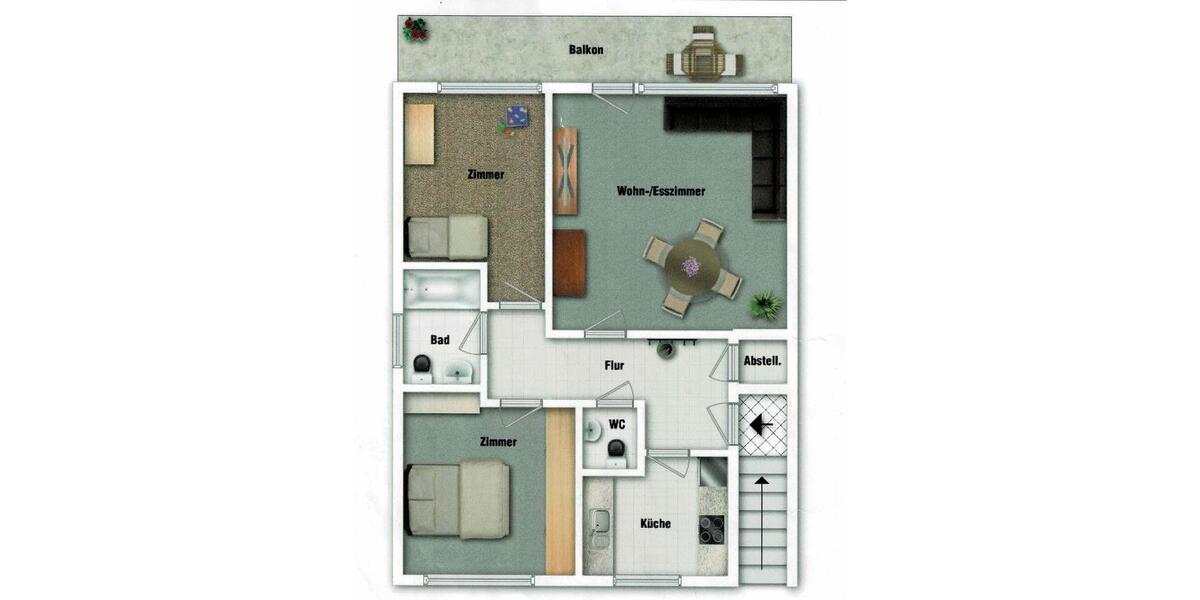 Etagenwohnung Winsen (Luhe) - 3 Zimmer, 79 m&sup2;, 980&euro; | Angebot:25613277