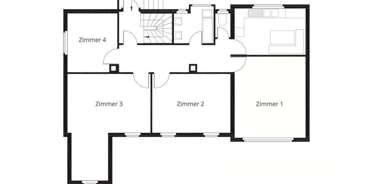 Zimmer in 4er WG saniert und renoviert 1 zimmer