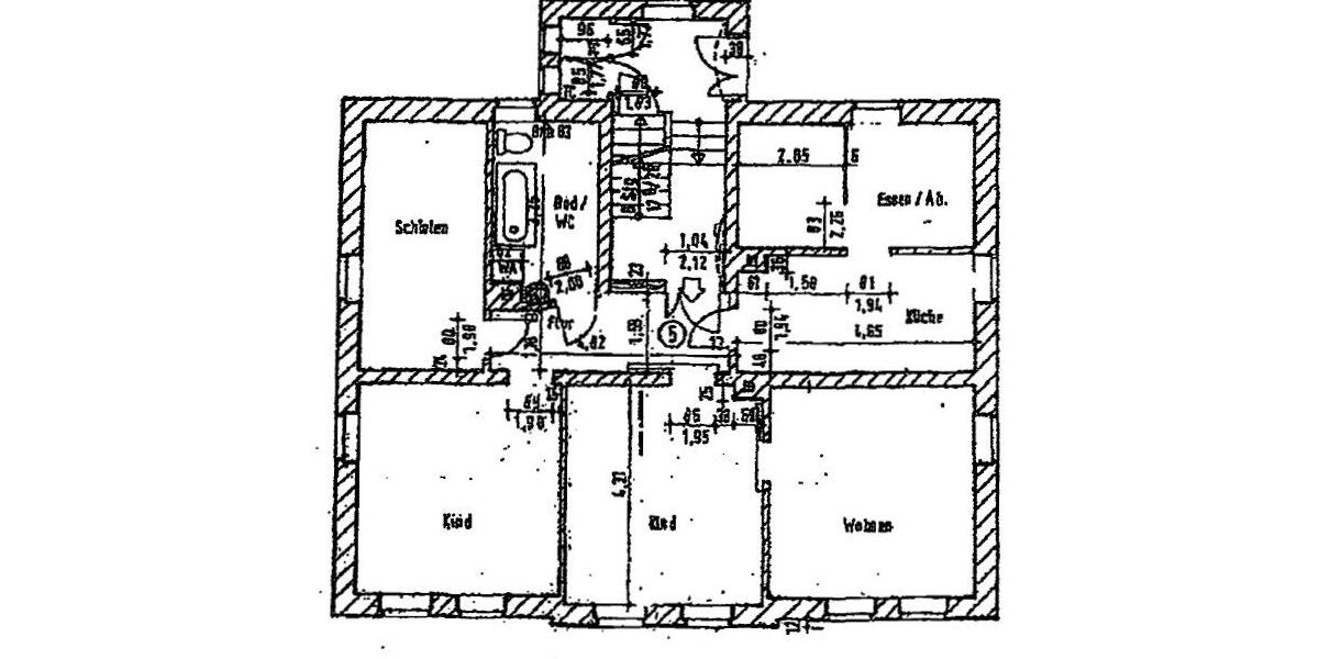 Etagenwohnung Geringswalde - 4 Zimmer, 88 m&sup2;, 520&euro; | Angebot:26508544