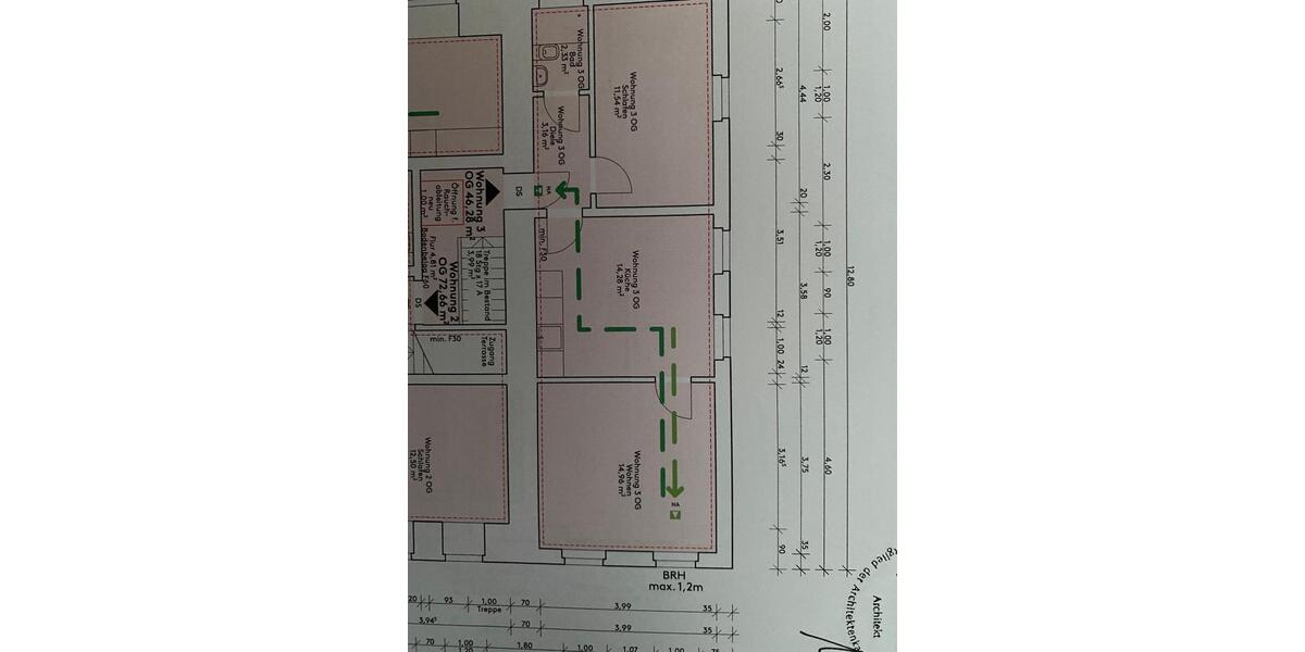 Etagenwohnung Kößlarn - 2 Zimmer, 45 m&sup2;, 490&euro; | Angebot:26218035