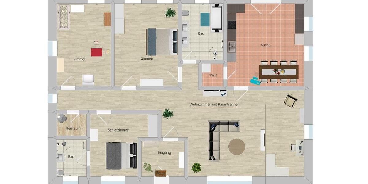 Etagenwohnung Rathenow - 4 Zimmer, 167 m&sup2;, 1.670&euro; | Angebot:26008603