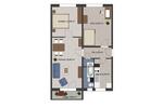 3-Raum Wohnung in ruhiger Lage zimmer