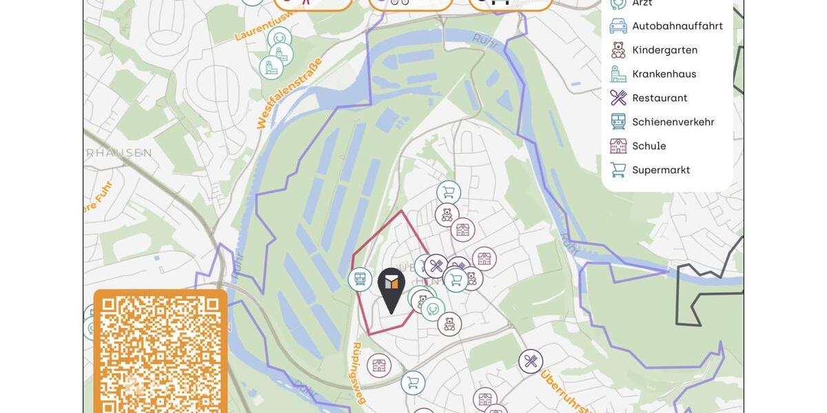 Dachgeschoßwohnung Essen Stadtbezirk VIII - 1 Zimmer, 50 m&sup2;, 600&euro; | Angebot:26547037