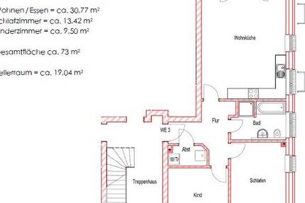 Wohnung Neu Wulmstorf Elstorf - 3 Zimmer, 73 m&sup2;, 890&euro; | Angebot:25227776