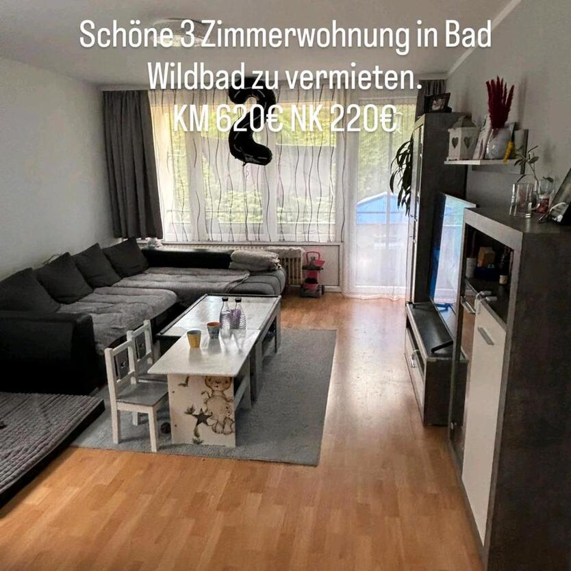 Schöne 3 Zimmerwohnunh in Bad Wildbad zu vermieten