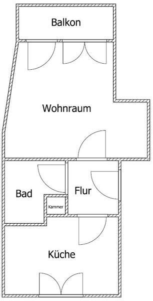 Da kommt man gern Heim. 1-Zimmer-Wohnung in zentraler Lage zimmer